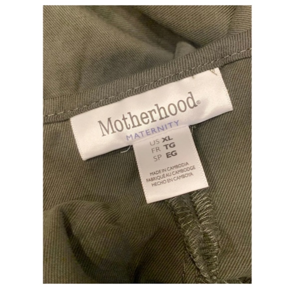 Motherhood Maternity Olive Jumpsuit - Picture 3 of 7